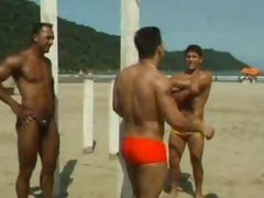 Hot Gay Interracial Threesome