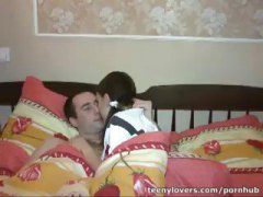 Busty brunette girl gets her ass poked and then fucked hard